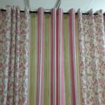 country striped curtains