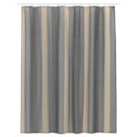 gray striped curtains