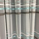 curtains striped tulle