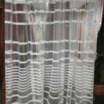 sheer striped curtains