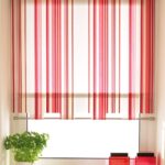 Japanese striped curtains