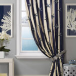 star striped curtains