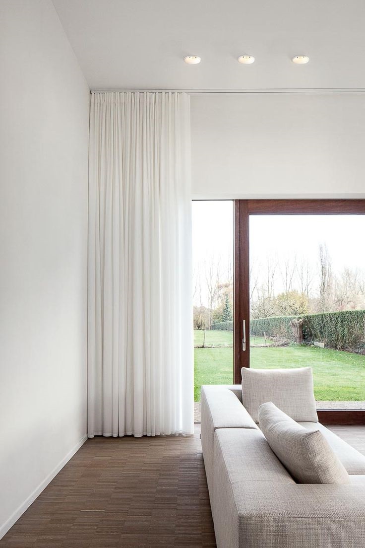 combination of curtains with furniture