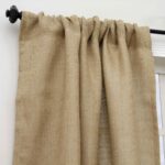 burlap curtains