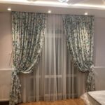 country curtains with tulle