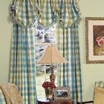 country curtains in a cage with lambrequin