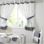 curtains country white short