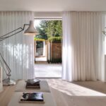 curtains loft white