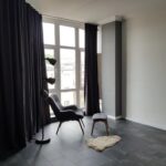 curtains loft dark