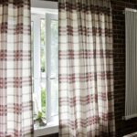 curtains loft striped