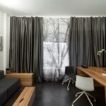 wide loft curtains