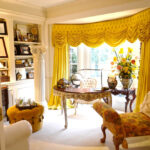 yellow curtains decor ideas