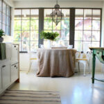 tablecloth on table interior