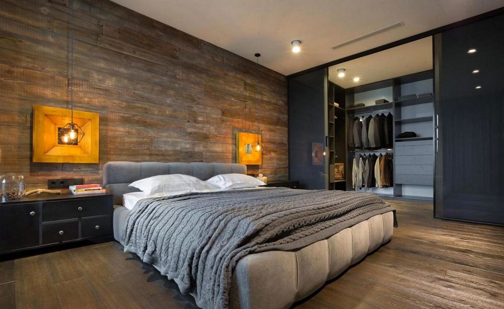 chambre de style loft