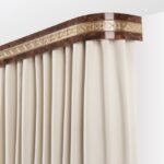 ways of attaching curtains to the cornice design