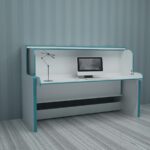 table-bed turquoise