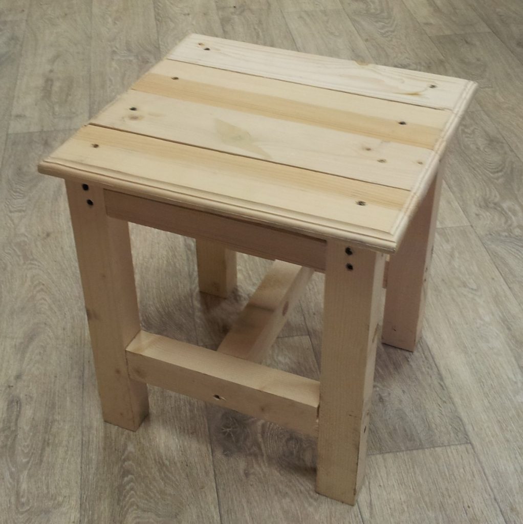 materials for a simple stool