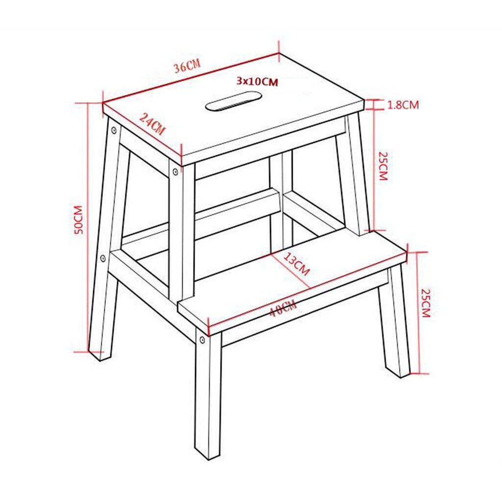 step stool drawing