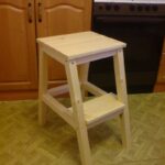 stepladder stool white