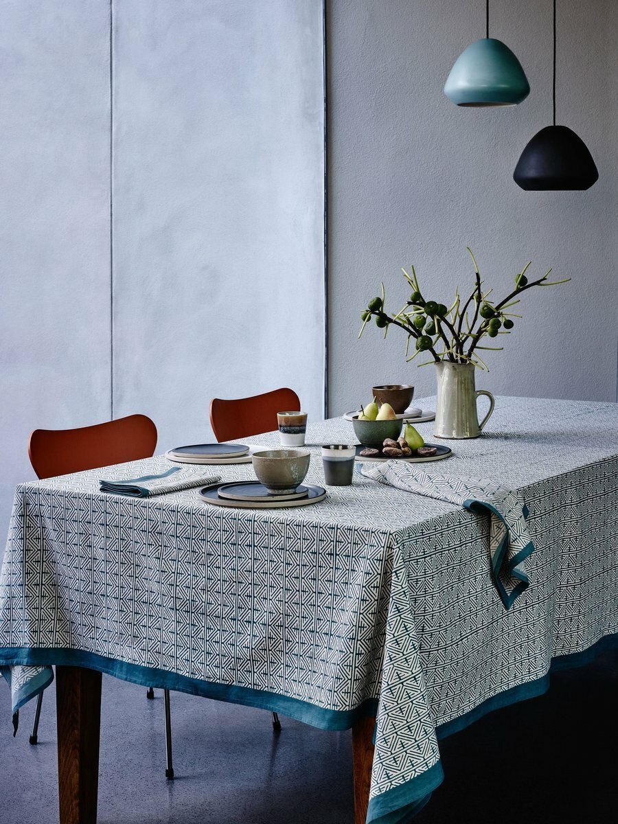 cotton tablecloth indoor