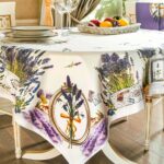 tablecloth with lavender