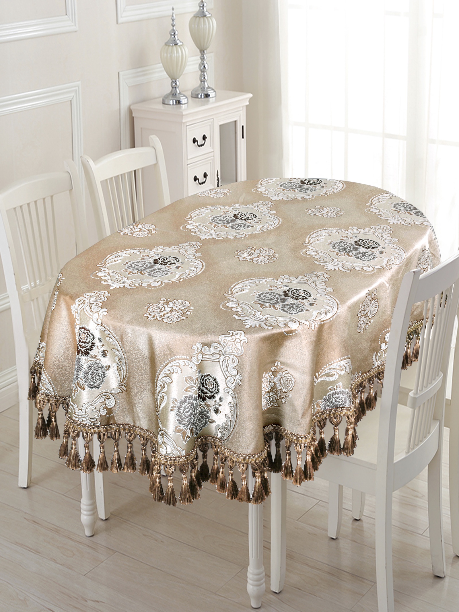 silk tablecloth