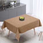 tablecloth brown