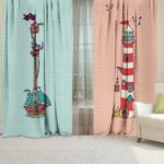 gabardine curtains with beacon