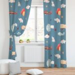 gabardine curtains for children