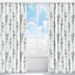 gabardine curtains white