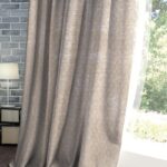 gray gabardine curtains