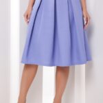 blue skirt from gabardine