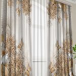 floral gabardine curtains