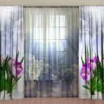 printed gabardine curtains