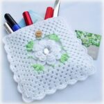 white roses knitting