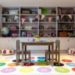 shelving in the children's room