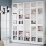 white shelving