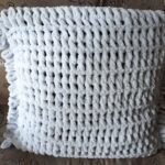 pillow on the needles in the hole