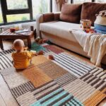 knitted rug photo decor