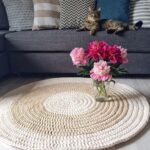 knitted rug interior ideas