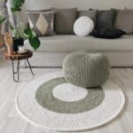 knitted rug interior ideas