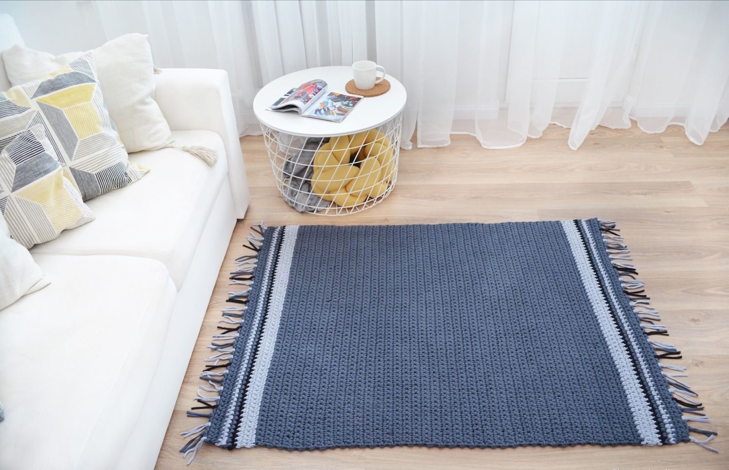 idées de conception de tapis tricotés