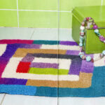 knitted rug decoration