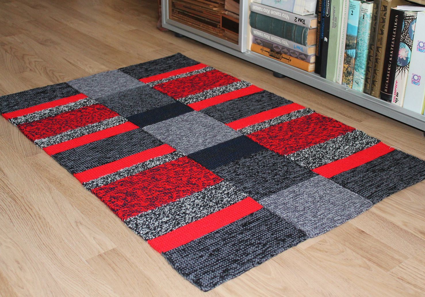 knitted rug