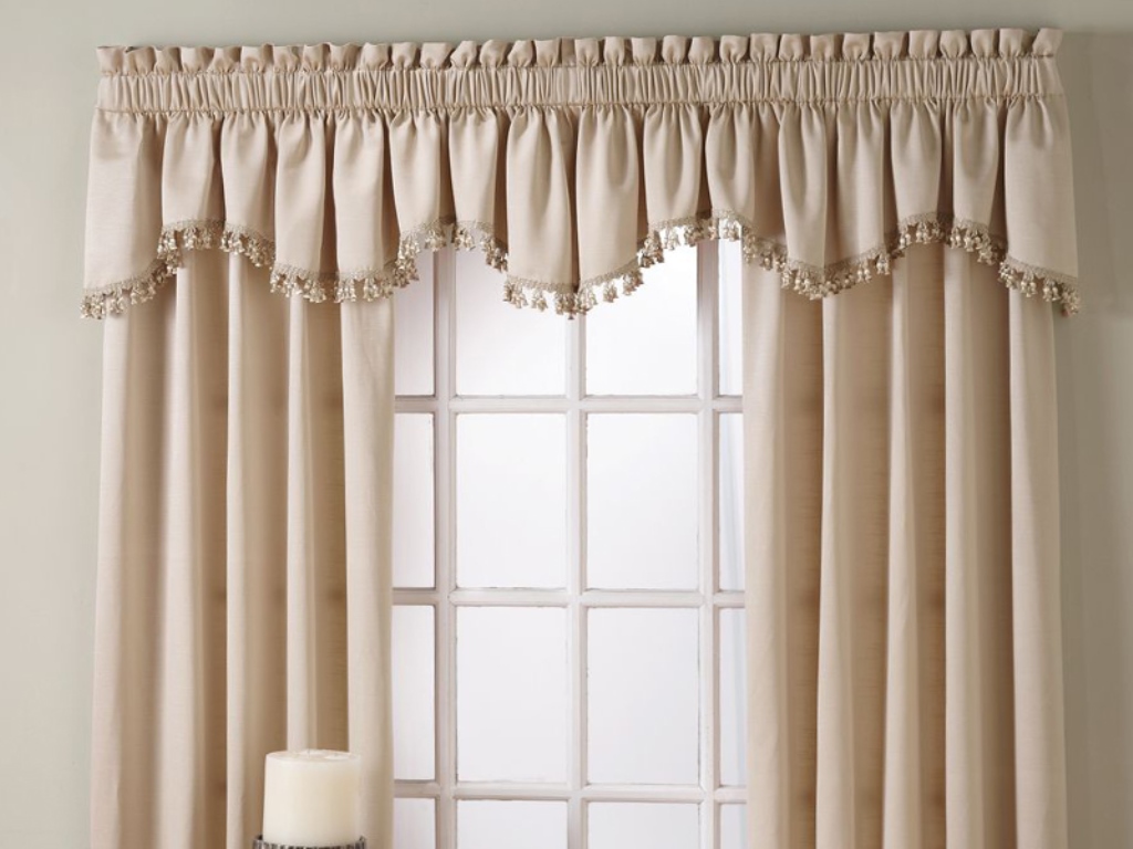 how to lengthen curtains with a lambrequin