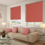 roller blinds pink