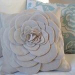 decorative pillow big rose