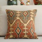 decorative pillow with runes