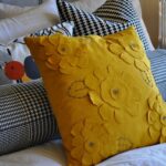 decorative pillow mustard