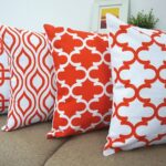 decorative pillow red